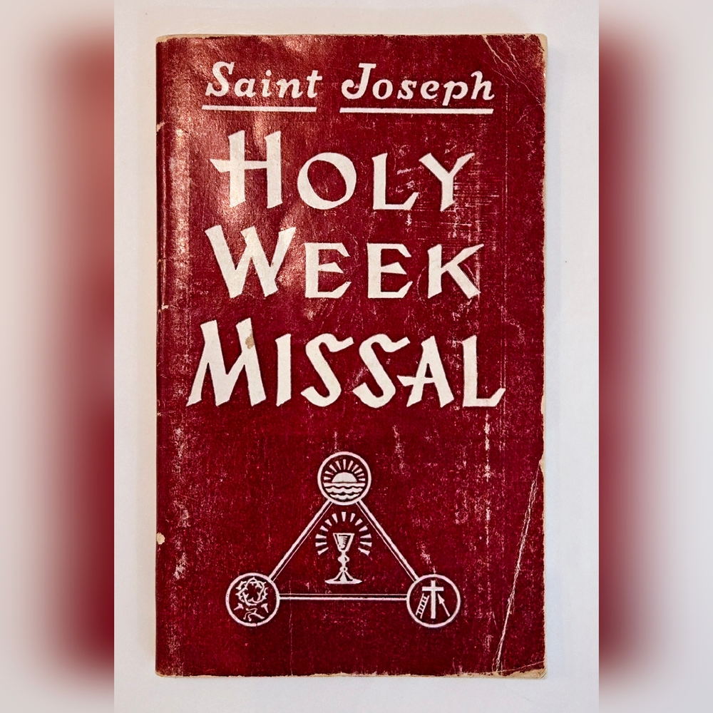 St. Joseph Holy Week Missal 1956